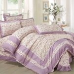 Lenjerie de pat 100% bumbac Brodat – 4 piese, Model 14302 - imagine 2