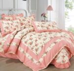 Lenjerie de pat 100% bumbac Brodat – 4 piese, Model 14303 - imagine 2