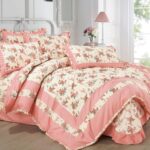 Lenjerie de pat 100% bumbac Brodat – 4 piese, Model 14303 - imagine 2