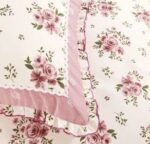 Lenjerie de pat 100% bumbac Brodat – 4 piese, Model 14307