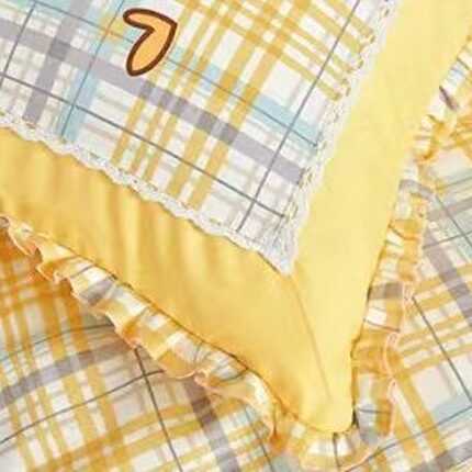 Lenjerie de pat 100% bumbac Brodat – 4 piese, Model 14311