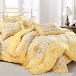 Lenjerie de pat 100% bumbac Brodat – 4 piese, Model 14311 - imagine 2