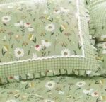 Lenjerie de pat 100% bumbac Brodat – 4 piese, Model 14312