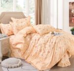 Lenjerie de pat 100% bumbac Brodat – 4 piese, Model 14313 - imagine 2
