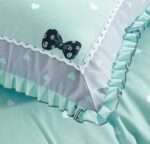 Lenjerie de pat 100% bumbac Brodat – 4 piese, Model 14315