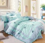 Lenjerie de pat 100% bumbac Brodat – 4 piese, Model 14315 - imagine 2