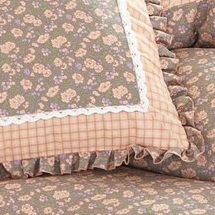 Lenjerie de pat 100% bumbac Brodat – 4 piese, Model 14317