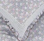 Lenjerie de pat 100% bumbac Brodat – 4 piese, Model 14318