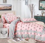 Lenjerie de pat 100% bumbac Brodat – 4 piese, Model 14319 - imagine 2