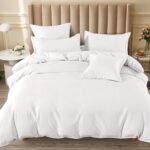 Lenjerie de pat 100% bumbac finet cu elastic – 6 piese, Model 18404