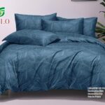Lenjerie de pat 100% bumbac finet DELUXE – 6 piese, Model 17984