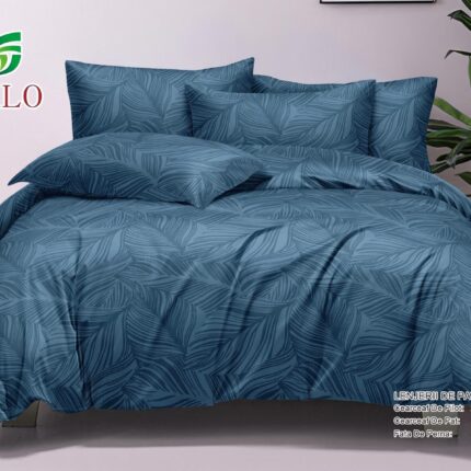Lenjerie de pat 100% bumbac finet DELUXE – 6 piese, Model 17984