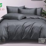 Lenjerie de pat 100% bumbac finet DELUXE – 6 piese, Model 17985