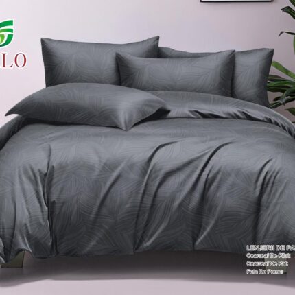 Lenjerie de pat 100% bumbac finet DELUXE – 6 piese, Model 17985