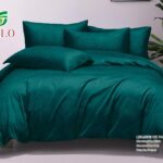 Lenjerie de pat 100% bumbac finet DELUXE – 6 piese, Model 17986