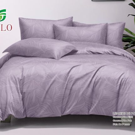 Lenjerie de pat 100% bumbac finet DELUXE – 6 piese, Model 17987