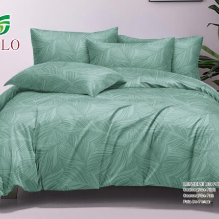 Lenjerie de pat 100% bumbac finet DELUXE – 6 piese, Model 17989