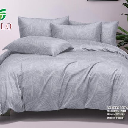 Lenjerie de pat 100% bumbac finet DELUXE – 6 piese, Model 17994