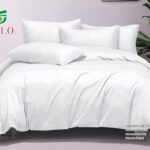 Lenjerie de pat 100% bumbac finet DELUXE – 6 piese, Model 17997
