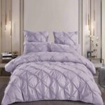 Lenjerie de pat 100% bumbac finet – Deluxe – cu elastic – 6 piese, Model 16565
