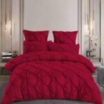 Lenjerie de pat 100% bumbac finet – Deluxe – cu elastic – 6 piese, Model 16569
