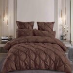 Lenjerie de pat 100% bumbac finet – Deluxe – cu elastic – 6 piese, Model 16573