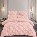 Lenjerie de pat 100% bumbac finet – Deluxe – cu elastic – 6 piese, Model 16575