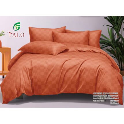 Lenjerie de pat 100% bumbac finet DELUXE – cu elastic – 6 piese, Model 18014