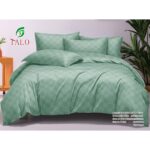 Lenjerie de pat 100% bumbac finet DELUXE – cu elastic – 6 piese, Model 18015