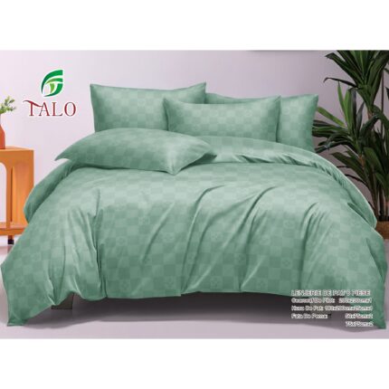 Lenjerie de pat 100% bumbac finet DELUXE – cu elastic – 6 piese, Model 18015