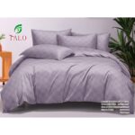 Lenjerie de pat 100% bumbac finet DELUXE – cu elastic – 6 piese, Model 18018