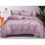 Lenjerie de pat 100% bumbac finet DELUXE – cu elastic – 6 piese, Model 18019