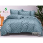 Lenjerie de pat 100% bumbac finet DELUXE – cu elastic – 6 piese, Model 18021