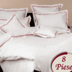 Lenjerie de pat 100% bumbac HoReCa – 8 piese, Model 7491