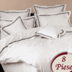 Lenjerie de pat 100% bumbac HoReCa – 8 piese, Model 7493