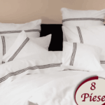 Lenjerie de pat 100% bumbac HoReCa – 8 piese, Model 7499