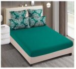 Lenjerie de pat 100% bumbac jacquard cu elastic – 6 piese, Model 10002