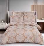 Lenjerie de pat 100% bumbac jacquard cu elastic – 6 piese, Model 10092 - imagine 2