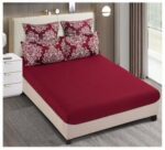 Lenjerie de pat 100% bumbac jacquard cu elastic – 6 piese, Model 10094