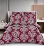 Lenjerie de pat 100% bumbac jacquard cu elastic – 6 piese, Model 10094 - imagine 2