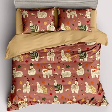 Lenjerie de pat 100% Bumbac Romanesc – 1 persoana – 4 piese, Model 14425