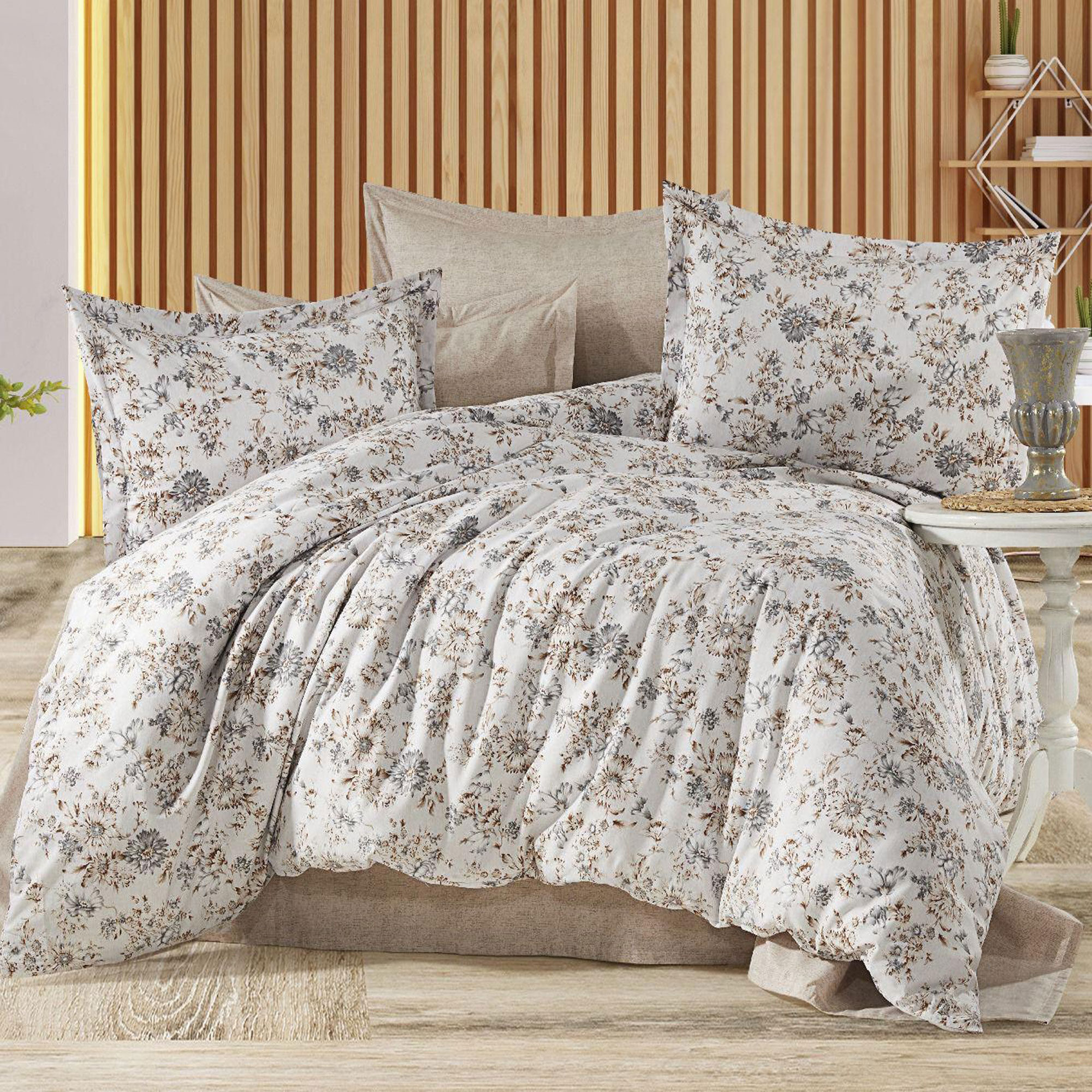 Lenjerie de pat bumbac 100% – 4 piese, Model 12835 Lenjerie de pat bumbac 100% – 4 piese, Model 12835