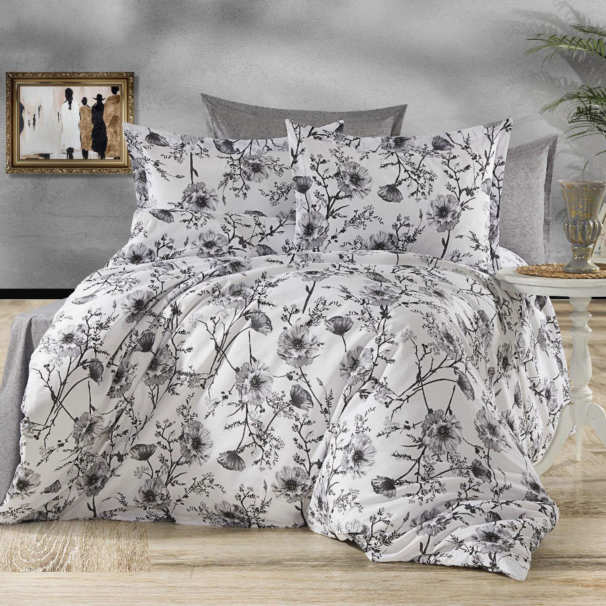 Lenjerie de pat bumbac 100% – 4 piese, Model 12871 Lenjerie de pat bumbac 100% – 4 piese, Model 12871