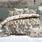 Lenjerie de pat bumbac 100% – 4 piese, Model 17809