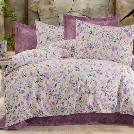 Lenjerie de pat bumbac 100% – 4 piese, Model 17817