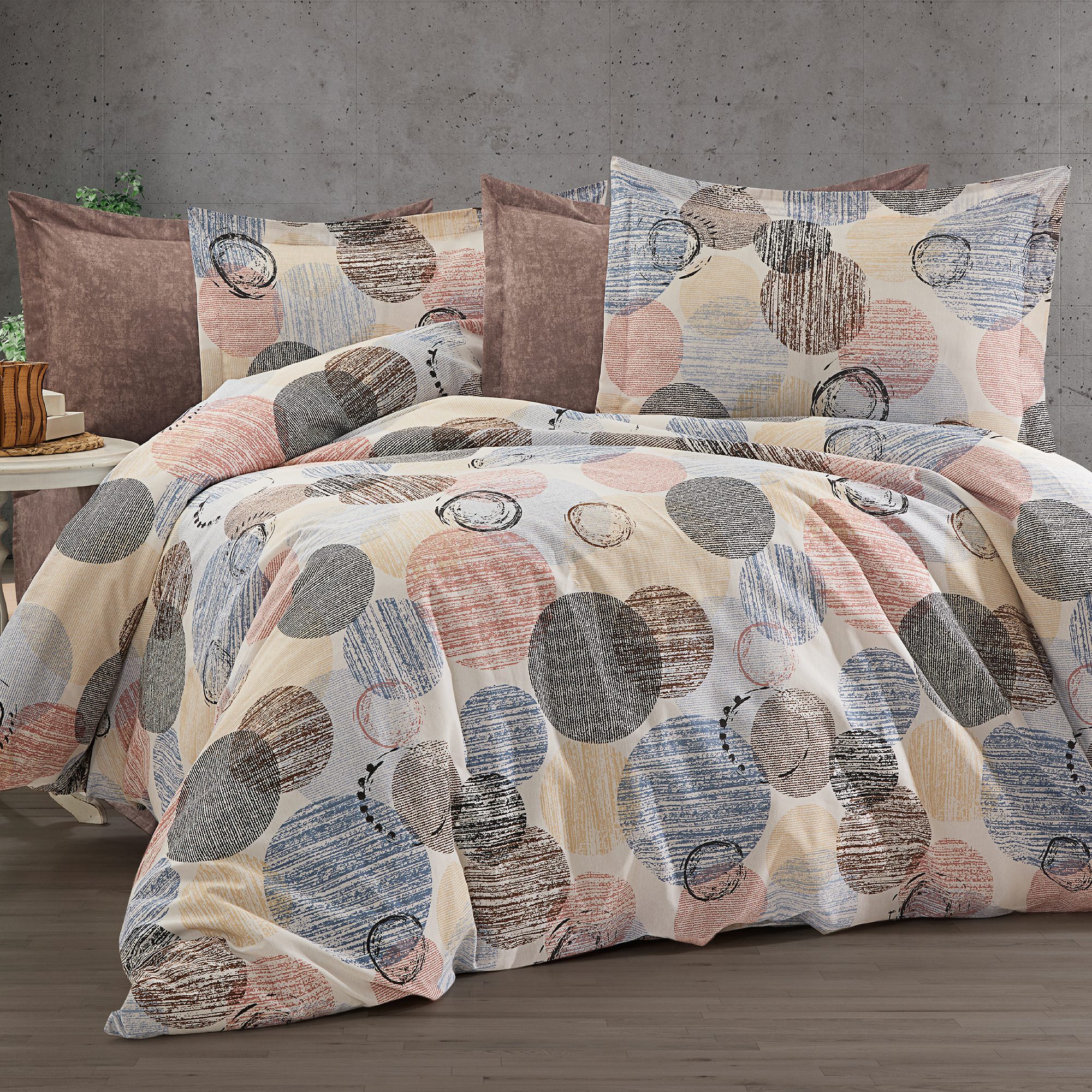 Lenjerie de pat bumbac 100% – 4 piese, Model 17819 Lenjerie de pat bumbac 100% – 4 piese, Model 17819