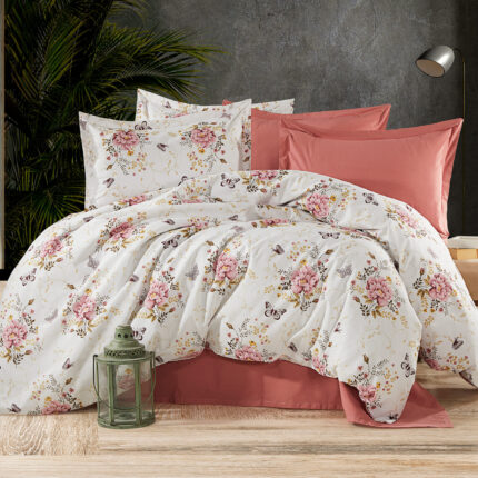 Lenjerie de pat bumbac 100% – 4 piese, Model 17821