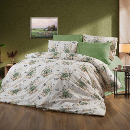 Lenjerie de pat bumbac 100% – 4 piese, Model 17822