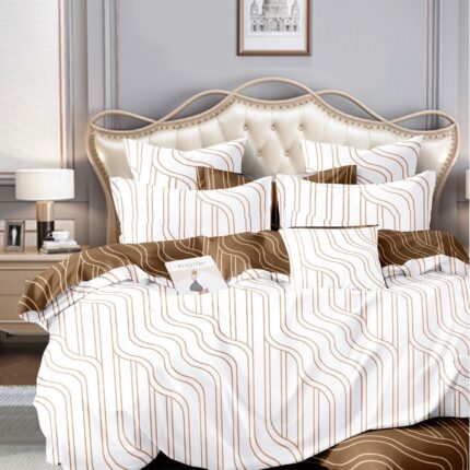 Lenjerie de pat bumbac 100% – Luxury – 4 piese, Model 12018