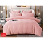 Lenjerie de pat bumbac 100% – Tricotat – 6 piese, Model 11757 - imagine 2